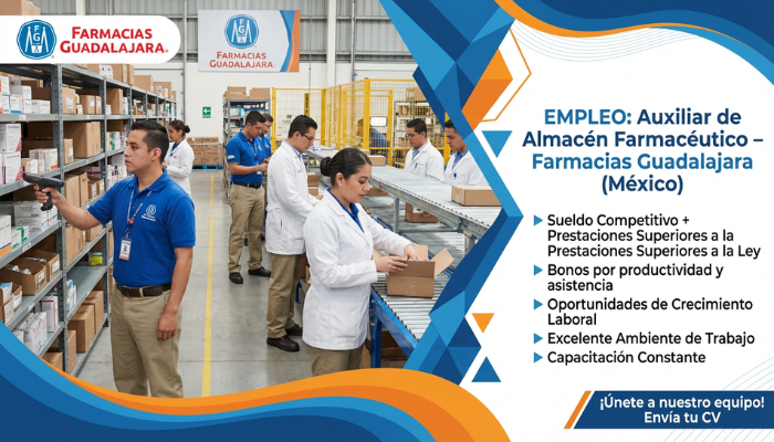 Auxiliar de Almacén Farmacéutico